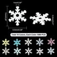 thumbnail image 2 of 1080 PCs Snowflake Confetti Glitter Winter Confetti Snow Mixed Color Sequin Snowflake Confetti for Birthday Party Wedding Christmas Ornaments Scrapbooking Decoration, 2 of 5