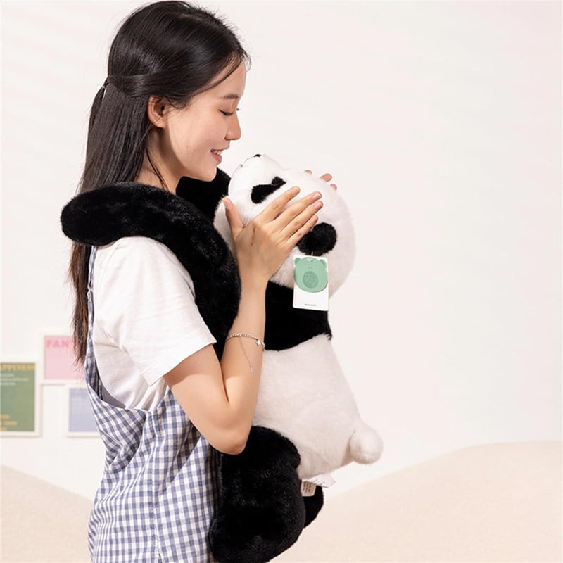 65cm Weighted Plush Animals for Kids & Adults - Panda Teddy Bear Dinosaur Stuffed Toys, Hugging Pillow for Anxiety Relief & Sleep Support