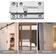 thumbnail image 5 of Door Bolts, 2 Pcs Stainless Steel Door Latch, Safety Bolt Locking with 12 Screws for Flush Doors Bedroom Bathroom Toilet, 5 of 5