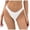 A-White810, variant on Women's Solid Color Bikini Panty Cheeky Elastic Waist Swimwear Quick Drying Smooth Beach Pool Bikini Bottoms