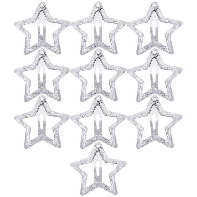 Clips de cabello estrella de 10pcs
