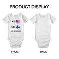 thumbnail image 3 of 50% Finnish + 50% American = 100+% Beautiful Funny Baby Clothing Bodysuits Infant For Boy Girl, 3 of 5