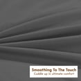 thumbnail image 5 of SKY BEDDINGS Zipper Fitted Sheet - King Size, 8 Inch Deep Pocket, Hotel Quality Brushed Microfiber Bottom Sheet, Soft Wrinkle-Free, Shrinkage and Fade Resistant, 1 Fitted Sheet Only (Dark Grey), 5 of 10