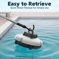 thumbnail image 3 of Redkey S100 Cordless Robotic Pool Cleaner, 5200mAh 130-Min Runtime Pool Robot, Up to 1100 sq.ft, 3 of 11