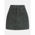 thumbnail image 6 of Scenario Women's and Women's Plus Corduroy Mini Skirt, 17" Length, Sizes 0-28, 6 of 6