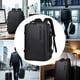 thumbnail image 3 of Mochila de viaje de negocios para hombres con puerto USB para viajes de oficina. Negro, 3 of 9