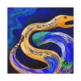 thumbnail image 1 of Eel in Fauvist Hues - Canvas, 1 of 10