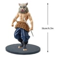 thumbnail image 3 of Figurines d'Anime Démon Action Slayer Figurine 6,3 Pouces Modèle en PVC Jouets Collection de Fans (Inosuke), 3 of 5