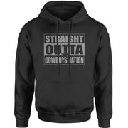 Straight Outta Cowboys Nation Football  Adult Hoodie Sweatshirt