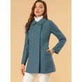 thumbnail image 4 of INSPIRE CHIC Manteau Mi-Long à Double Boutonnage pour Femme à Col Rabattu, 4 of 6
