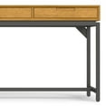 thumbnail image 6 of Banting 72 inch Wide Solid Wood Industrial Mid Century Wide Desk in Oak Veneer, 6 of 13