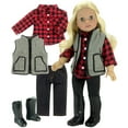 thumbnail image 3 of Sophia's Parisian Outfit with Beret for 18" Dolls, Blue/Pink, 3 of 3