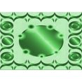 thumbnail image 1 of Ahgly Company Indoor Rectangle Patterned Jade Green Area Rugs, 6' x 9', 1 of 6