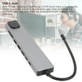 thumbnail image 3 of Type C Docking Station, 8 in 1 Type C Hub 4K HD Multimedia Interface with Card Reader for Phone, 3 of 7