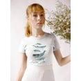 thumbnail image 2 of Cetacea Ii T-Shirt Women -June Erica Vess Designs, Female Large, 2 of 4