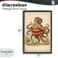 thumbnail image 4 of Stupell Industries Eclectic Octopus of Maritime Bathing Society Black Floating Frame Canvas Art, 17 x 25, by Grotto Studios, 4 of 8