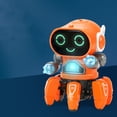 thumbnail image 4 of Robot Toy Six Claws Plastic Dancing Inteligente Cantando Luz Robot Eléctrica Toy para niones, 4 of 5