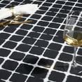 thumbnail image 6 of (2 pack) Mainstays Shibori Fabric Tablecloth, Black, 60"W x 84"L, 1 Piece, 6 of 7