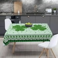 thumbnail image 3 of Nkmbld Table Runner for Kitchen St. Patrick's Day Tablecloth Shamrocks Washable Tablecloth Holiday Dinner Party Restaurant Table Decoration, Multicolor, 3 of 8