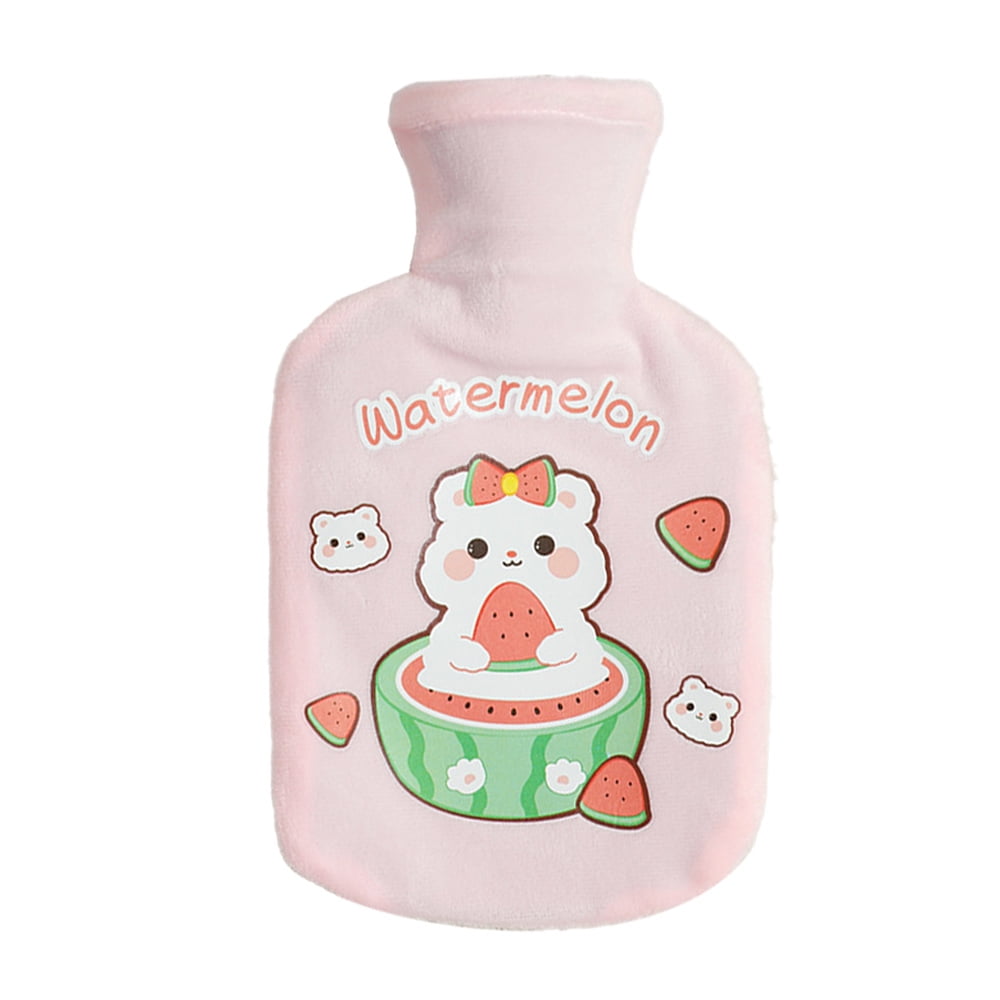 Hot Water Bottle Rubber with Soft Cover Hot Water Bag for Cramps, Pain