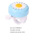 thumbnail image 2 of Timbre de bicicleta para niños Manillar Road MTB Bike Daisy Ring Alarm (Azul + Blanco, 2 of 8