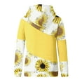 thumbnail image 3 of Chandail en Molleton d'Hiver pour Femmes, Cardigan à Col Rond Chaud, Blouse Mi-Longue Ample, Pull Imprimé de Noël, Chandail à Capuchon de Mode, 3 of 5