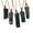 Black Obsidian, variant on 1PC Natural Gemstone Chakra Crystal Stick Adjustable Necklace Pendant Healing-Moss Agate