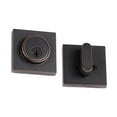 thumbnail image 3 of Sure-Loc Square Modern Deadbolt Silver Chrome Finish, 3 of 4