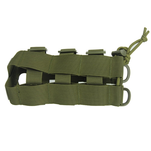 Funda para botella de agua Naiovety ajustable de nailon portátil verde