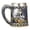 A, variant on A Skull Shaped Stainless Steel Mug Ancient Ram Resin Beer Mug Home Bar Decor, Stainless Steel