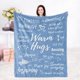 thumbnail image 1 of LHSHID Get Well Soon Gifts for Women Inspirational Gifts for Women Couragement Compassion Purple Throw Blanket Warm Hugs Gifts for Women Friend Mom Wife Daughter Sister Colleague 30x40in, 1 of 6