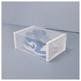 thumbnail image 6 of Set of 12 Stackable Clear Plastic Transparent Shoes Storage Boxes in Home, 6 of 9