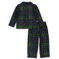 thumbnail image 5 of Komar Kids Holiday Green Plaid Toddler Girls 2pc Coat Pajamas K167912, 5 of 7