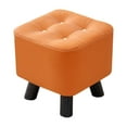 thumbnail image 4 of Guardoinrt Small Footstool Stable Step Stool Footrest Orange Office Room Entryway for Dressing Orange 28x28x28cm, 4 of 6