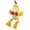 A, variant on Dog Rope Toy with Squeaker, Plush Squeaky Pet Toy for Small and Medium Dogs, Interactive Braided Rope Chew Toy for Indoor Play, Yellow Chicken/Green Frog Style