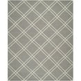 thumbnail image 5 of Safavieh Dhurries Grey/Ivory Area Rug, 5 of 5