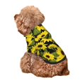 thumbnail image 5 of Fotbe Sunflowers In Vintage Print Small Dog Sweater Hoodies Pet Grey Hooded Soft Fleece Sweatshirts with Pocket Fall Winter Puppy Cat Sweaters Warm Clothes-X-Small, 5 of 7