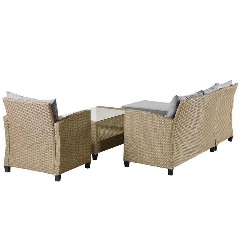 Patio Furniture Set Clearance, 4 Piece Patio Furniture Sets with