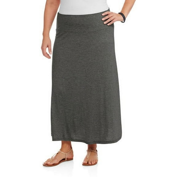 Women's Plus Size Maxi Skirt