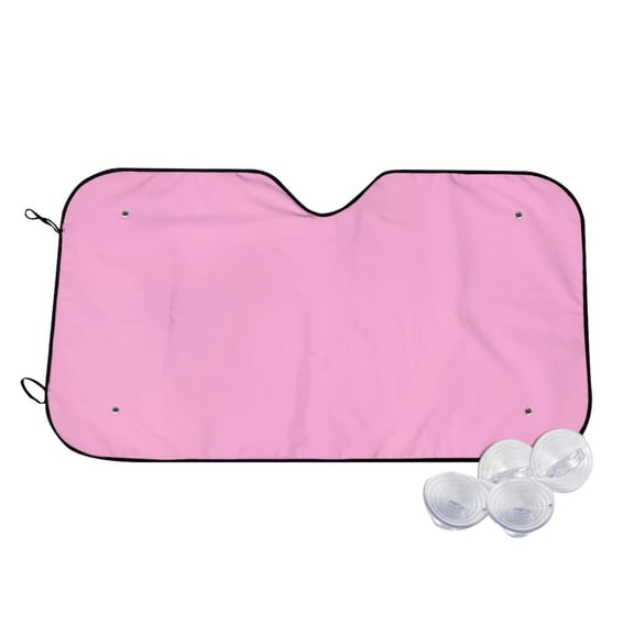 Kdxio Pink Print Windshield Sun Shade,UV Rays and Sun Heat Protection,Sunshade for Car Windshield,Car Shade Front Windshield - Small