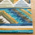 thumbnail image 4 of SAFAVIEH Aspen Ember Geometric Area Rug, Blue/Yellow, 3' x 5', 4 of 9