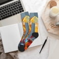 thumbnail image 6 of Vsdgher Refreshing Fruit Infused Drinks Unisex Crew Socks Lightweight Breathable Ventilation Ankle Socks, Mid-calf socks for Daily, 6 of 7