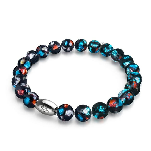 Orion.925 Bracelet en Argent Sterling Verre Lunaire