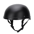 thumbnail image 3 of Casco de media cara para motocicleta de perfil bajo, color negro mate (XL), 3 of 5