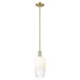 thumbnail image 4 of Innovations Lighting 716-1S-G484-7Op Brookhaven Flute 7" Wide Mini Pendant - Brass, 4 of 6