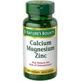 thumbnail image 3 of (2 pack) Nature's Bounty Calcium, Magnesium, Zinc Coated Caps for Bone Health, 100 Ct, 3 of 8