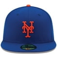 thumbnail image 2 of Men's New Era Royal New York Mets Authentic Collection On Field 59FIFTY Fitted Hat, 2 of 6