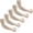 5 pairs with thumb holes - beige, variant on Men's and Women's Sun Protection Cooling Sleeves, Compression Sleeves for Football, Golf, and Volleyball