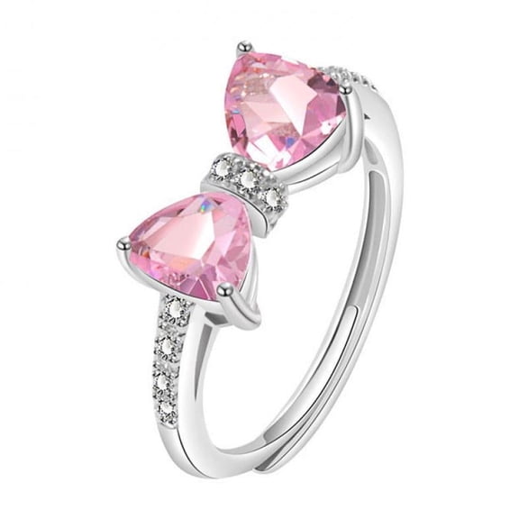 APIPEE Women 925 Sterling Silver Butterfly Cubic Zirconia Thumb Ring Stress Anxiety Rings Women's Jewelry Lady Birthday Mother's Day Gifts