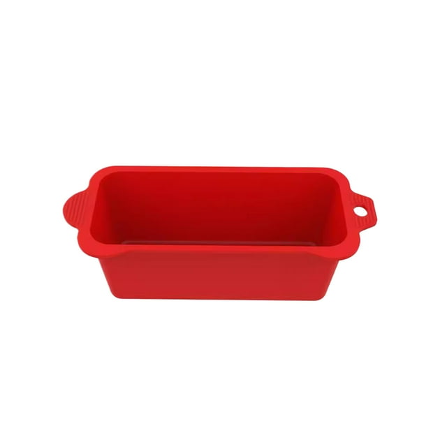 Bewildely Bandeja que cuece esencial de la barbacoa al aire libre del gel de silicona para la barbacoa del silicón del colector que asegura la Cocina y Comedor rojo